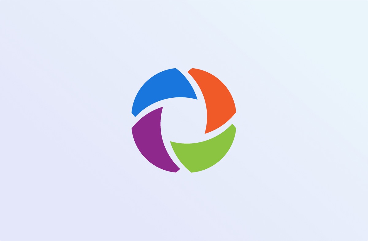 Kiwi Design System logo mark — a four-color aperture in blue, orange, green, and purple.